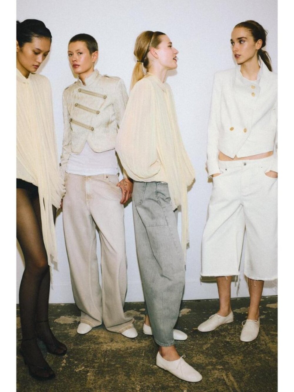 ZARA ZW COLLECTION LIMITED EDITION CONTRASTING CROPPED JACKET